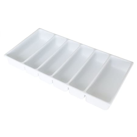 Harloff Six Compartment Medical Cart Drawer Tray, Molded Plastic TRAY6COMP